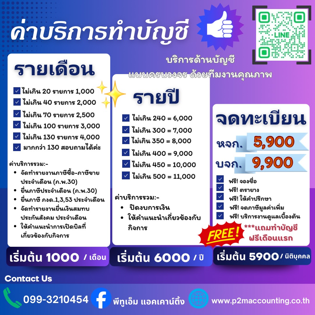 โปรโมชันภาษี